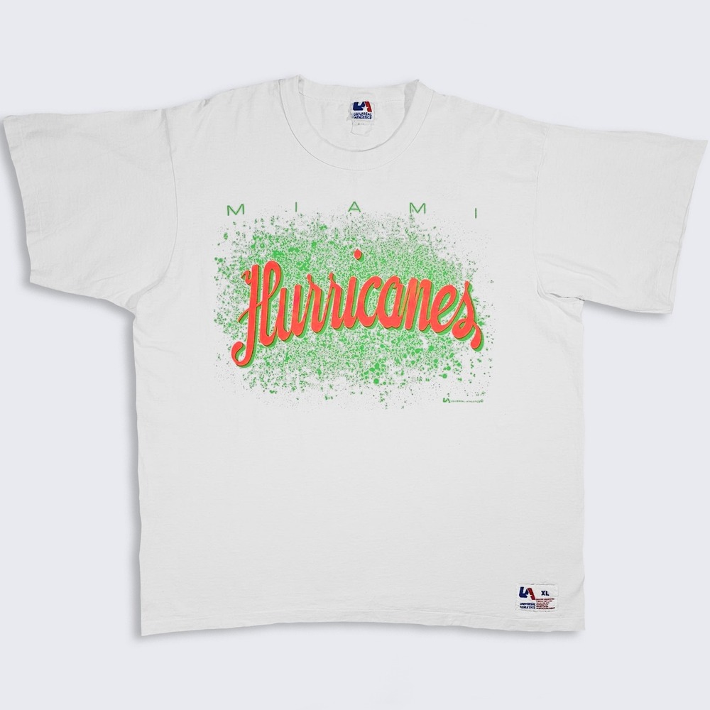 Miami Hurricanes Vintage 90s Airbrush Style T-Shirt